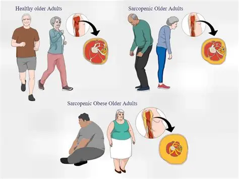 Healthy older adults compared with sarcopenic and sarcopenic obese older adults